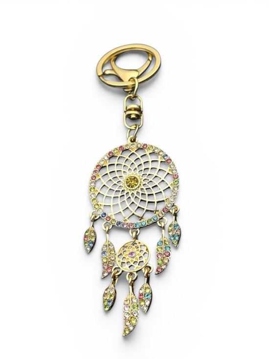 Unbranded Accessories - NWOT Dream Catcher Rhinestone Bag Charm/Key Chain